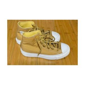Mustard Canvas Platform Converse